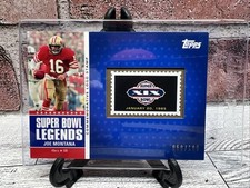 Selos com logotipo comemorativo 2011 Topps Super Bowl Legends 60/100 Joe Montana HOF comprar usado  Enviando para Brazil
