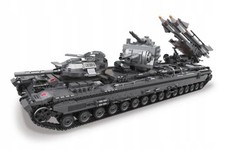 Klocki 3663 elementów WW2 seria wojskowa duże radzieckie KV-2 62 cm długośc, używany na sprzedaż  PL