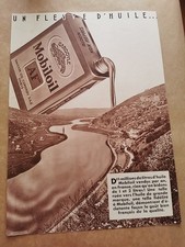 Publicité 1935 mobiloil d'occasion Publicité 1935 mobiloil d'occasion  Bordeaux-