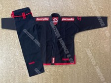 Usado, Uniforme de Jiu-Jitsu quimono de jiu-jitsu brasileiro de alta qualidade cor preta tamanho A3 comprar usado  Enviando para Brazil