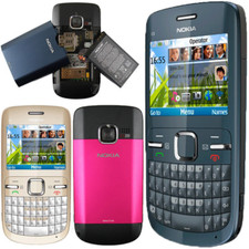 Oryginalny telefon komórkowy Nokia C Series C3-00 Bluetooth FM JAVA 2MP odblokowany WIFI na sprzedaż  Wysyłka do Poland
