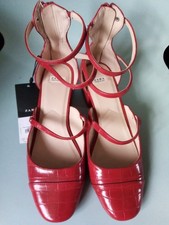 Zara red patent for sale  BATH