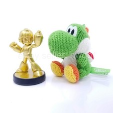 Lote de 2 bonecos Nintendo Amiibo: Mega Man Gold + Yarn Yoshi, Switch Smash Bros comprar usado  Enviando para Brazil