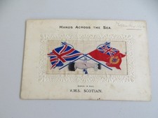 Antique postcard woven for sale  UK