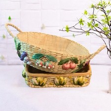 Vtg raffia decorated for sale  Greenville