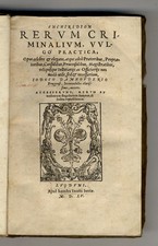 Enchiridion rerum criminalium usato  Firenze