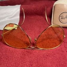 Óculos de sol aviador vintage BL Ray-Ban 62-14 Tortuga Bar com estojo original comprar usado  Enviando para Brazil