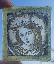 Stained glass lady for sale  BATTLE