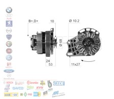 Alternatore 55a per usato Alternatore 55a per usato  Italia