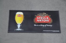 Tapete de borracha Stella Artois bar corredor bebida cerveja uísque gotejamento novo 37 x 18 x 0,8 cm, usado comprar usado  Enviando para Brazil