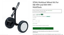 Stihl multitool wheel for sale  ALLOA
