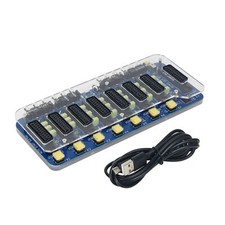 Usado, Estojo acrílico SCART SWITCH distribuidor conversor automático/manual saída 7 em 1 novo comprar usado  Enviando para Brazil