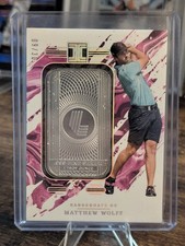 2024 Panini Impecável LIV Golf Matthew Wolff Onça Troy Prata RC/30 comprar usado  Enviando para Brazil