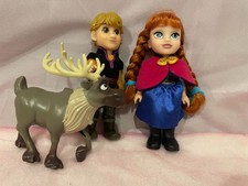 Conjunto pequeno de bonecas Disney Frozen Anna & Kristoff 6 polegadas de altura e Deer Sven comprar usado  Enviando para Brazil