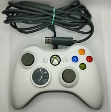 👻 Manette Filaire Officielle Microsoft Xbox 360 Blanche USB TBE Compatible PC na sprzedaż  Wysyłka do Poland