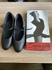 Capezio black leather for sale  BRADFORD
