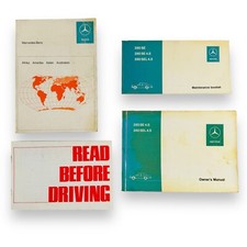 Mercedes 280 SEL 4.5 Manual do Proprietário / Manutenção SE ORIGINAL comprar usado  Enviando para Brazil