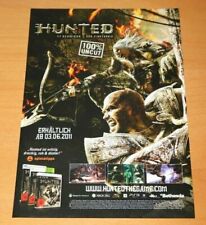 Hunted The Demon's Forge PS3 Xbox 360 Promo Mini Poster Werbeblatt Ad Page comprar usado  Enviando para Brazil