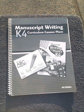 Abeka manuscript writing for sale  Dayton