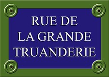 Réplique plaque rue d'occasion  Chambéry
