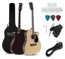Chitarra acustica elettrificat usato  Spedire a Italy