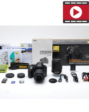 [Caixa QUASE PERFEITA] Lente Nikon D5200 24.1MP Digital SLR AF-S 18-55mm 55-200mm JAPÃO comprar usado  Enviando para Brazil