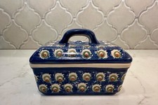 polish pottery butter dish for sale  Naples