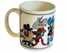Caneca de café vintage 1992 Looney Tunes Taz Bugs Sylvester Daffy Sam Western 10 oz comprar usado  Enviando para Brazil