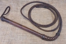 Vintage 7.5ft bullwhip for sale  SLEAFORD