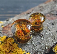 Orange ear gauges d'occasion  Expédié en Belgium