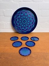 Vintage serviertablett tablett gebraucht kaufen  Hamburg