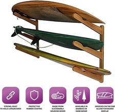 Rack de parede Cor Surf: 3 pranchas dispaly de armazenamento multifuncional (neve, skate, surf) comprar usado  Enviando para Brazil