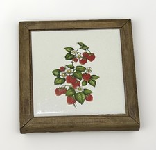 Ceramic strawberry trivet for sale  Shippensburg