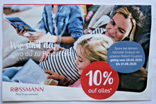 Gutscheine rossmann gültig gebraucht kaufen  Deutschland