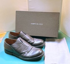 ROBERTO DEL CARLO MOCASSIM COURO ITALIANO COM CAIXA E BOLSA TAMANHO 36-1/2 (6) comprar usado  Enviando para Brazil