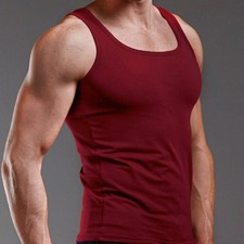 Colete masculino verão gola quadrada sem mangas regata roupas esporte casual slim fit ý comprar usado  Enviando para Brazil