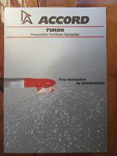 Accord turbo pneumatic for sale  LETCHWORTH GARDEN CITY