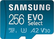 NOVO CARTÃO DE MEMÓRIA SAMSUNG EVO Select micro SD + adaptador 256GB microSDXC 130MB/s comprar usado  Enviando para Brazil