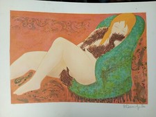 Femme divan lithographie d'occasion  Dax