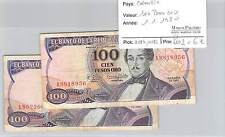 Billets colombie 100 d'occasion  Toulon-