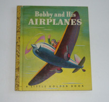 Little Golden Book Bobby and His Airplanes 1949 "A" 1st Ed. Tigor Gergely #69 comprar usado  Enviando para Brazil