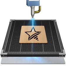 Platforma do drukarki 3D 400 x 400 x 22 mm do grawerowania laserowego, struktura o strukturze plastra miodu na sprzedaż  PL