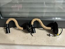 Coppia lampade parete usato  Lecce