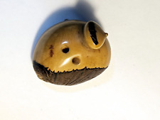 Netsuke japonês antigo 19C duas castanhas, assinado MASAHARU, período Edo comprar usado  Enviando para Brazil