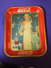 Bandeja de metal 1935 Original American Artworks bebida Coca-Cola Madge Evans comprar usado  Enviando para Brazil