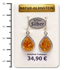 Natur bernstein hrringe gebraucht kaufen  Meldorf