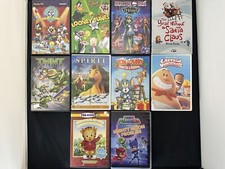 Lot Of 10 Random Children Cartoons On DVD Movie segunda mano  Embacar hacia Mexico
