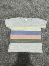 Boys lacoste grey for sale  BRACKNELL