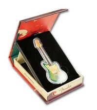 2024 Ilhas Salomão FENDER Jazzmaster guitarra em forma de 1 oz moeda colorida prata comprar usado  Enviando para Brazil