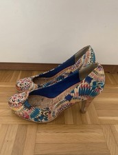 Pumps schönem blumenmuster gebraucht kaufen  Kirchheim unter Teck